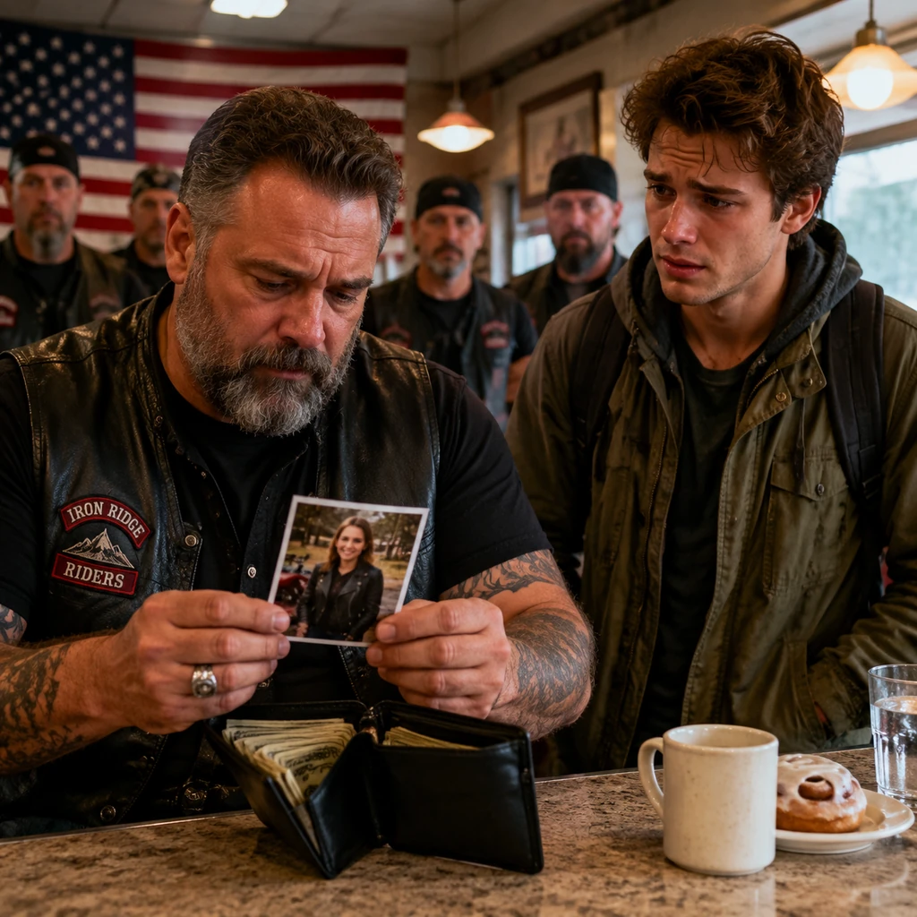 A homeless young man returns a motorcycle club leader’s wallet without taking a dollar. What begins as a test of honesty becomes an unexpected offer of breakfast, dignity, and a place to belong.